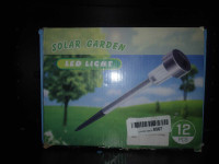  NEW!  12 Solar Garden LED Lights