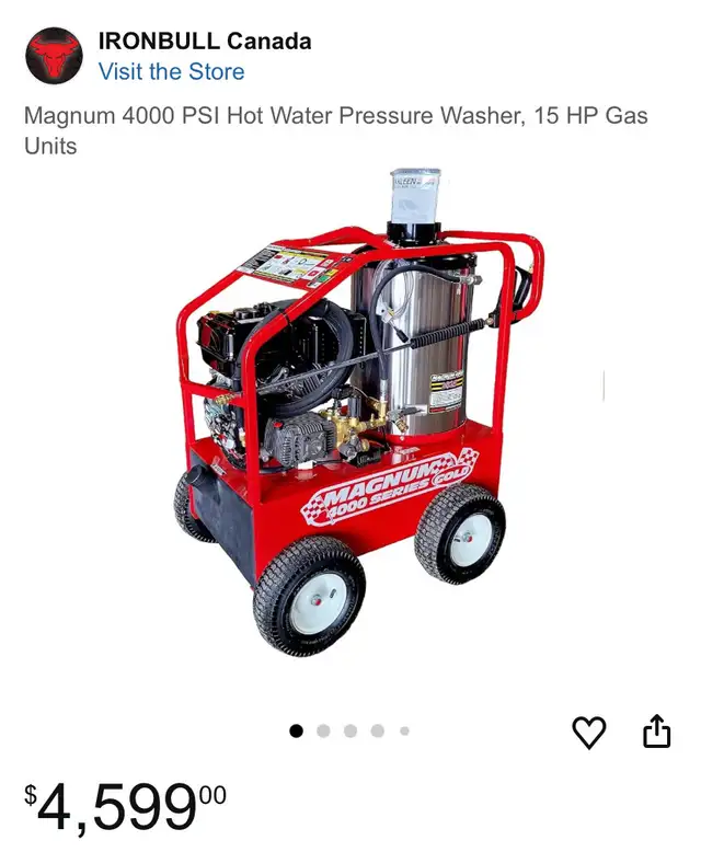 magnum 4000 hot power washer in Other Business & Industrial in Belleville - Image 4