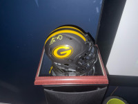 Packers MVP AARON RODGERS Signed Riddell ECLIPSE Mini Helmet
