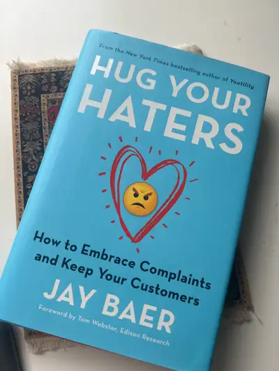 This pre-owned copy of Hug Your Haters: How to Embrace Complaints and Keep Your Customers by Jay Bae...