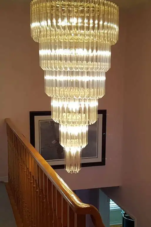 Large Staircase Ceiling  Chandelier in Indoor Lighting & Fans in Markham / York Region - Image 2