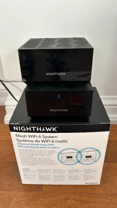 Dual-Band WiFi 6 Mesh System Router with 1 Satellite Extender, Coverage up to 3,000 sq. ft. and 25+...