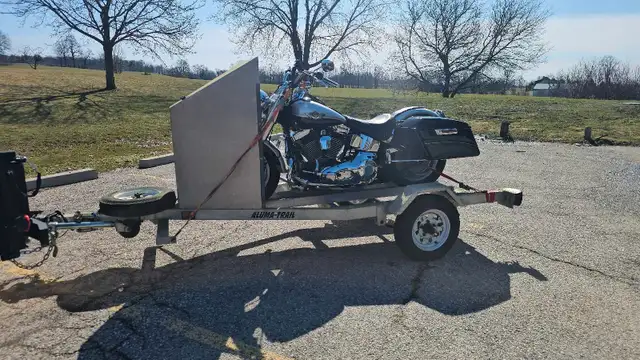 Aluma-Trail Aluminum Motorcycle Trailer  in Cargo & Utility Trailers in City of Toronto - Image 2