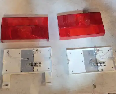 These are a pair of used trailer tail lights. They come as a set. They in excellent shape with no cr...