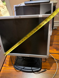 REDUCED! Two HP Flat Screen Computer monitors