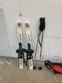 Children skis with poles 