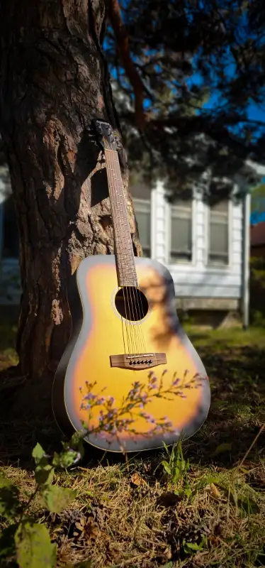 41” Acoustic Guitar, Full Size, Steel Strings, Natural, Bundle, View more