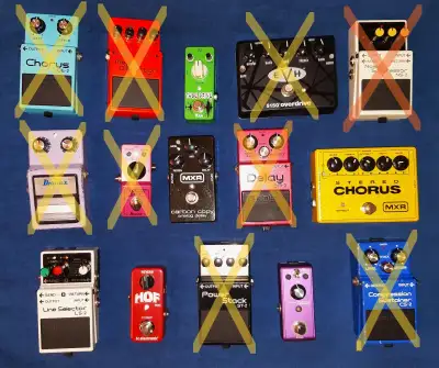 Guitar Pedal Purge! BOSS, EVH, MXR, IBANEZ, View more