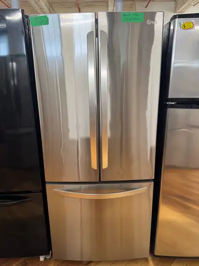  LG three door stainless steel Fridge new compressor, View more