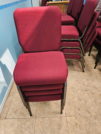Banquet Hall chairs use for churches and or banquets 