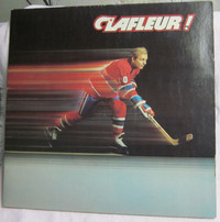 Vintage Guy Lafleur LP record, Montreal Canadiens hockey