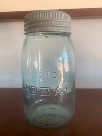 Vintage Antique Qt "The Ideal" Fruit Jar