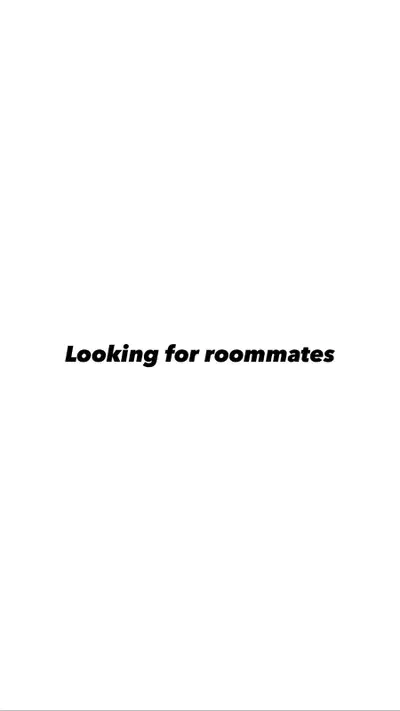 Roommates wanted