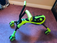 Green Scrabble Bug toddler scooter