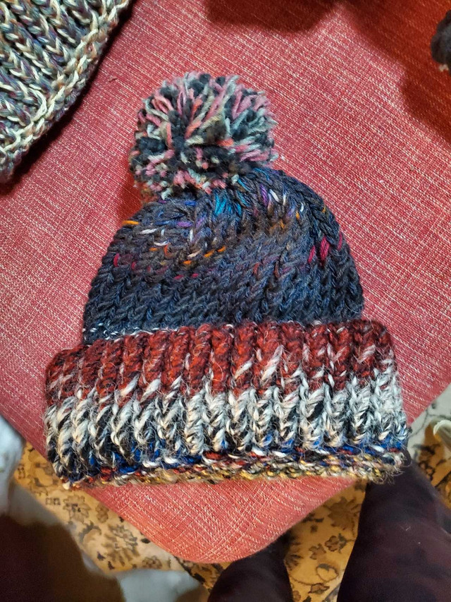 Homemade winter hats in Multi-item in London - Image 3