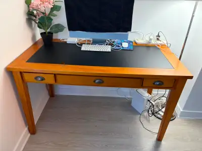 SOLID OFFICE DESK FOR SALE, View more
