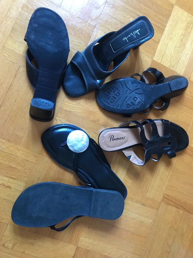 Sandales  femme pointure 6 1/2 les 3/$15 dans Femmes - Chaussures  à Longueuil/Rive Sud