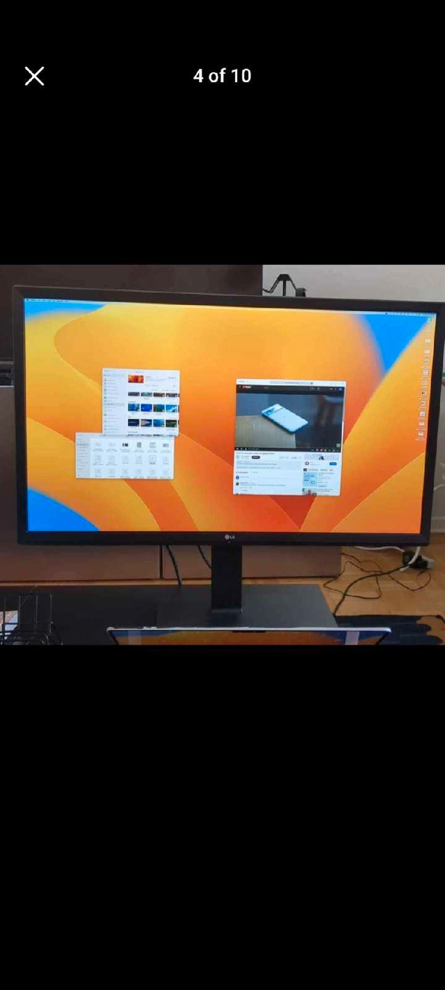 Dual 4k 27 inch monitors in Monitors in City of Toronto - Image 2