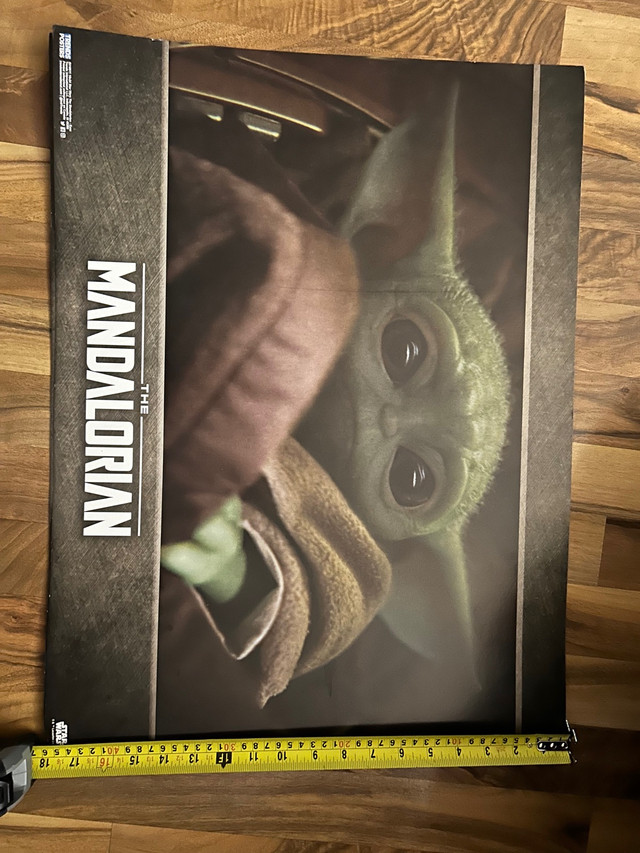  Mandalorian  - Grogu(Baby Yoda) Poster in Toys & Games in La Ronge - Image 3