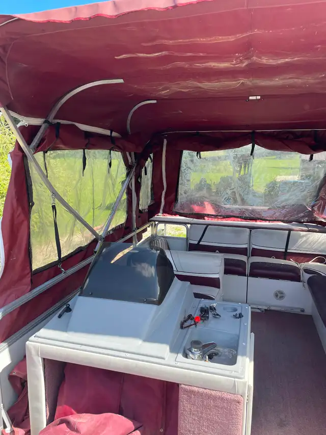 Pontoon boat-24 foot in Powerboats & Motorboats in Sudbury - Image 5