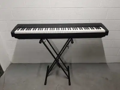 Yamaha keyboard piano with stand, View more