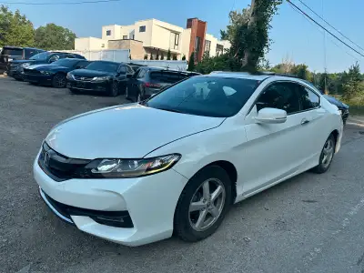 2016 HONDA ACCORD EX COUPE-AUTOMATIC TRANSMISSION, 2.4L, 4CYL GAS SAVER! FINISHED IN WHITE PLATNUM P...