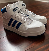 Adidas high top Bleu et blanc