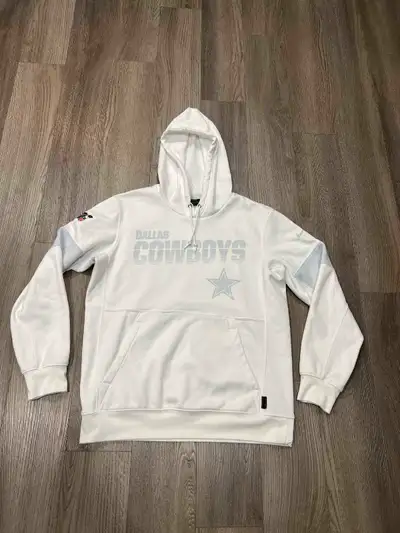 Nike Dallas Cowboys NFL Platinum Sideline Hoodie Men's Size M, View more