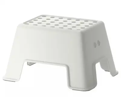 IKEA BOLMEN white step stool, View more