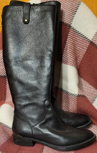 Black leather Steve Madden Boots