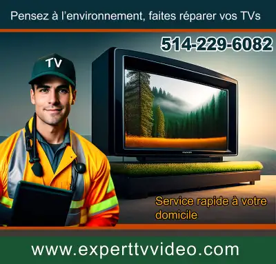 Vos téléviseurs HD méritent d'être réparés, View more