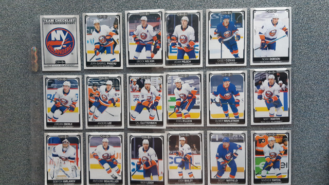 2021-22 O-PEE-CHEE New York Islanders Basic cards Complete team dans Art et objets de collection  à Lévis