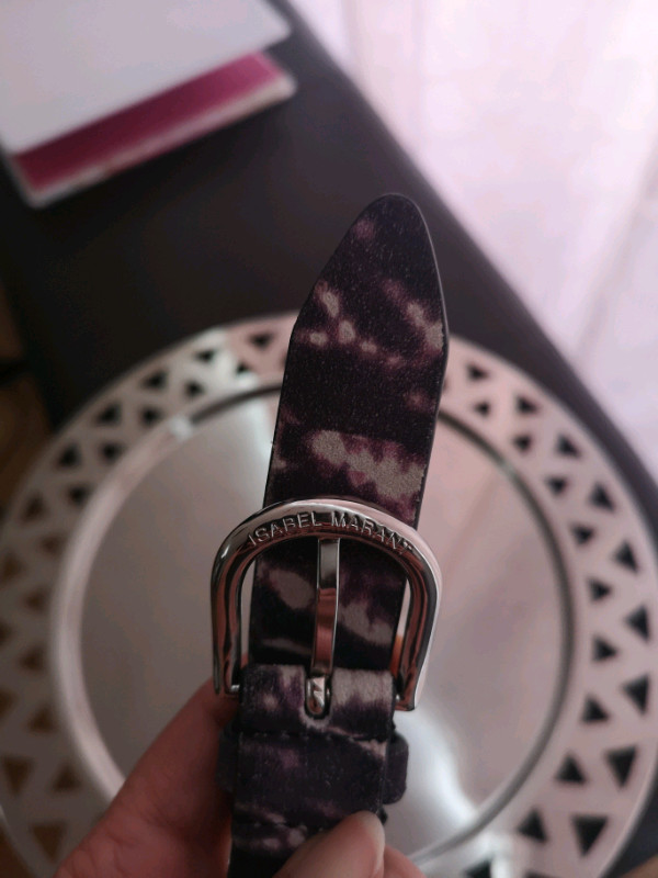 BNIB NWT ISABEL MARANT Zap Suede Belt In TieDye Night Shade $225 in Women's - Other in City of Toronto - Image 4
