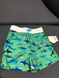 New Bathing suit shorts: 12-18 months