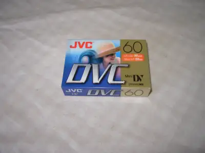 JVC (New/Sealed) DVC Mini DV Digital Video Cassette Tape, View more