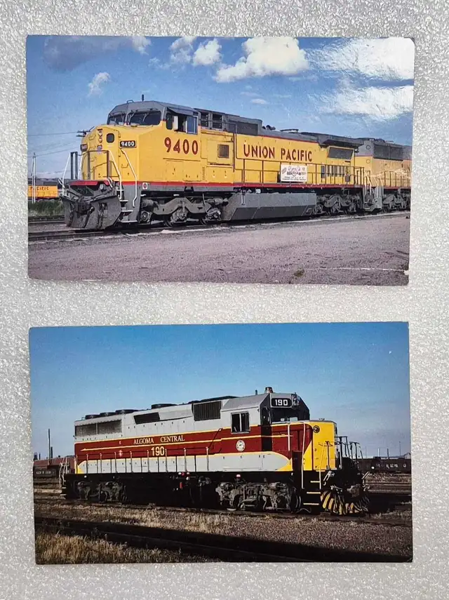 2 RAILROAD POSTCARDS in Hobbies & Crafts in Edmonton - Image 2