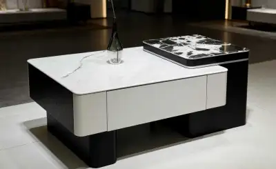 Modern Two Tone Marble coffee tables For Sale , View more
