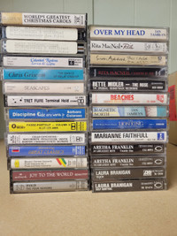 29 pre-recorded audio tapes