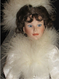 ASHTON DRAKE "Winter Romance Bride” Porcelain Doll