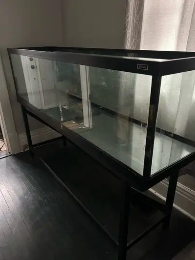 Selling a used 100 gallon aquarium. Still in great condition! Comes with stand. Must pick up