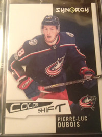 carte de hockey 2017-18 synergy pierre luc dubois