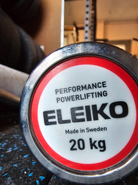 Eleiko    Equipment - Bar    bells, Plates, Dumbbells, Oppen Bar