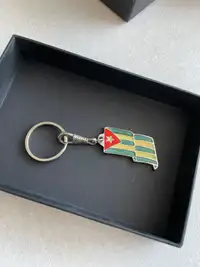 Cuban flag keychain