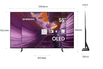 SAMSUNG-O LED TV-55"S84F- 4K-SMART-inbox-Warranty-$699-no tax-, View more