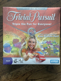 Trivial Pursuit 25th Anniversary Edition Parker Brothers, New