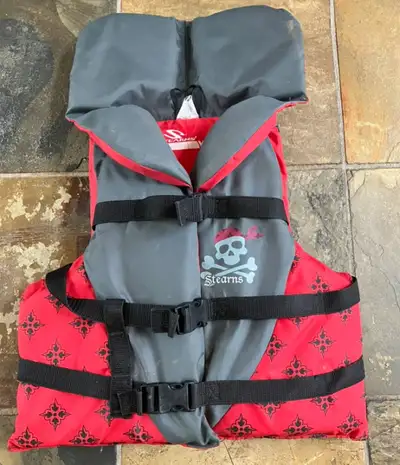 Kid’s life jacket - Unisex Size B - 60 to 90 lb / 27 - 41 kg Please see details in label picture Pic...