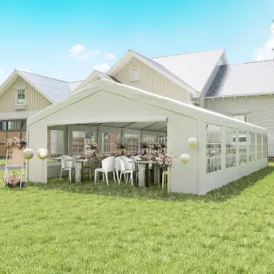 40'x20' Heavy Duty Large Party Tent & Carport with Removable Sid, View more