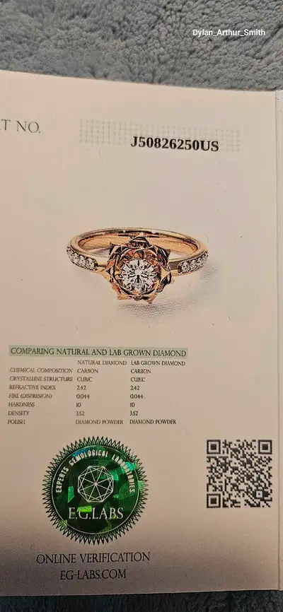 14k yellow gold dimond ring., View more