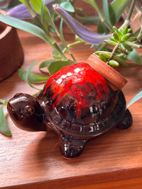 TORTUE CENDRIER VINTAGE RETRO MID CENTURY MCM ASHTRAY CÉRAMIQUE