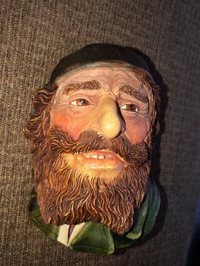 Vintage Bossons - England - signed "FAGIN" Chalkware Head, View more